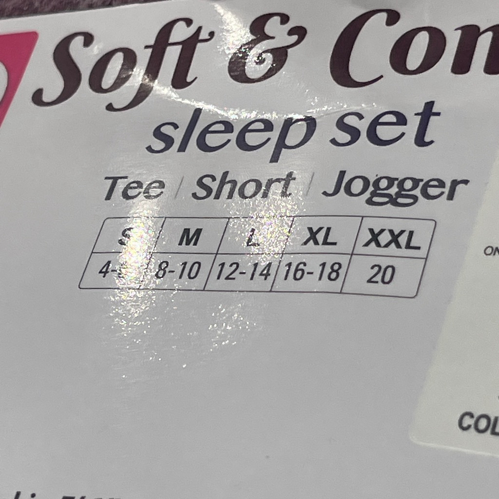 Women's 32 Degrees Pajama Sleep Set XL Burgundy and XXL NWT - Picture 4 of 5